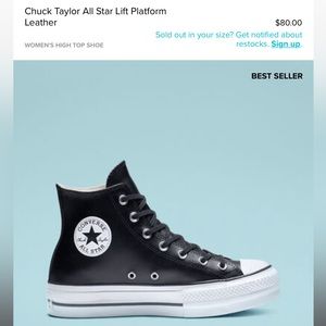 Chuck Taylor All Star Lift Platform Leather